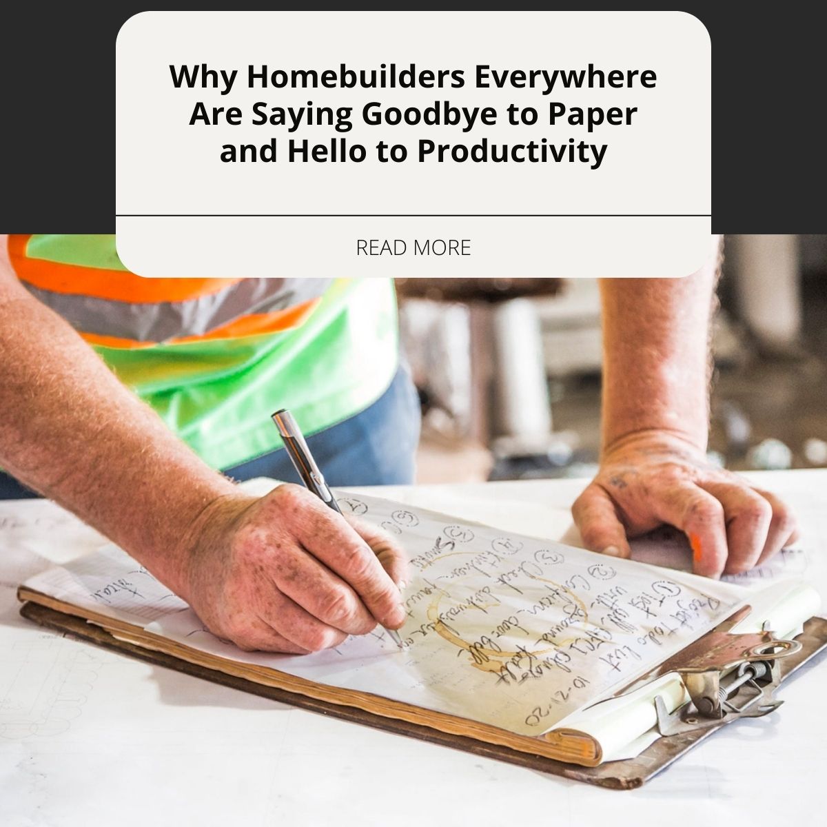 SiteOneServices's tweet photo. Are you tired of the overwhelming amount of paper involved in your daily business operations? Go paperless to save money, improve productivity, and help the environment. 
https://t.co/11wVm3iiiq

#paperless #productivity #homebuilders #operations #construction https://t.co/c9jaIxbGIX