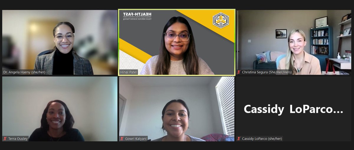 On 11/15/23, Dr. Angela Haeny from <a href="/YaleMed/">Yale School of Medicine</a> presented a seminar on substance use and the role of racial stress and trauma in treatment outcomes. Thank you for the informative and engaging presentation.