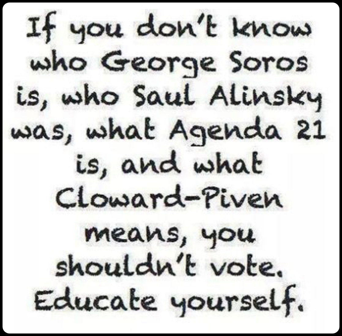 SweetPeaBell326's tweet photo. Food for thought. https://t.co/V1D1CxIL7P
