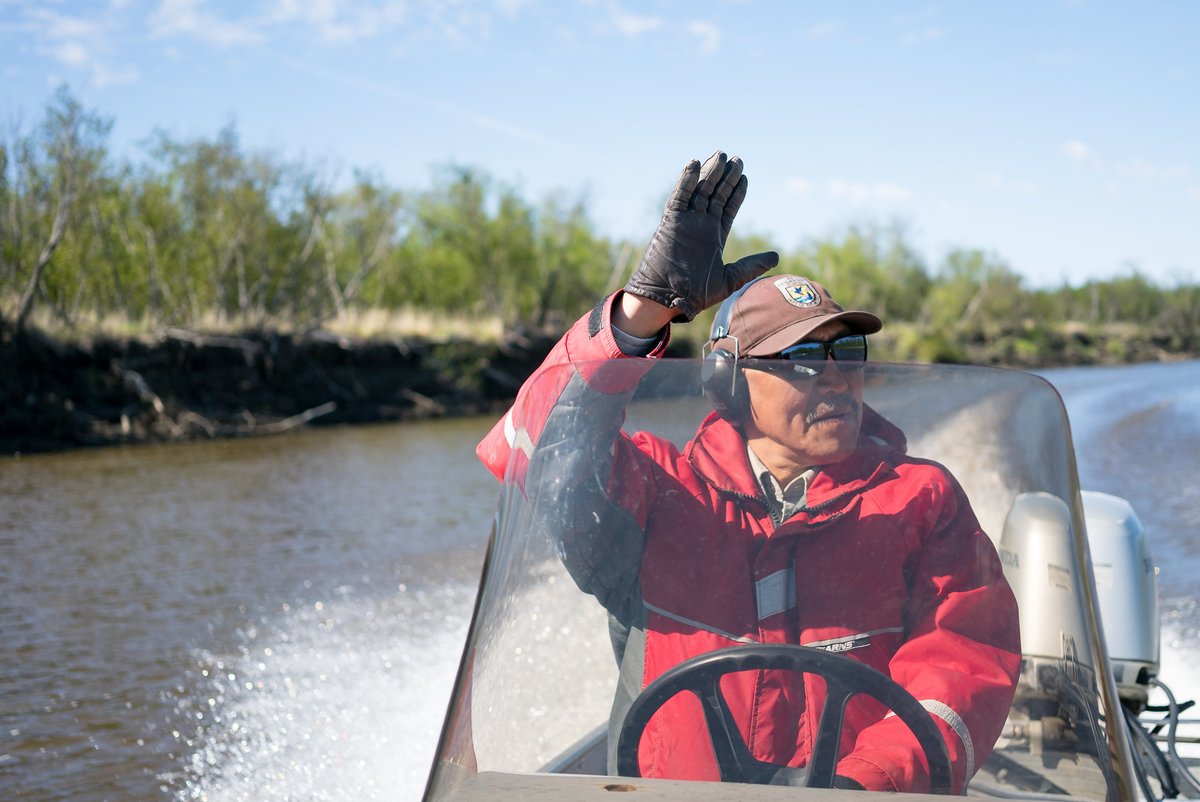 Lead Refuge Information Technician Chris Tulik has served the people in and around the Yukon Delta National Wildlife Refuge for over three decades. Learn more about his story. ow.ly/xyHy50Q3GjU 📸 Photo by Lisa Hupp/USFWS @USFWSAlaska #NativeAmericanHeritageMonth