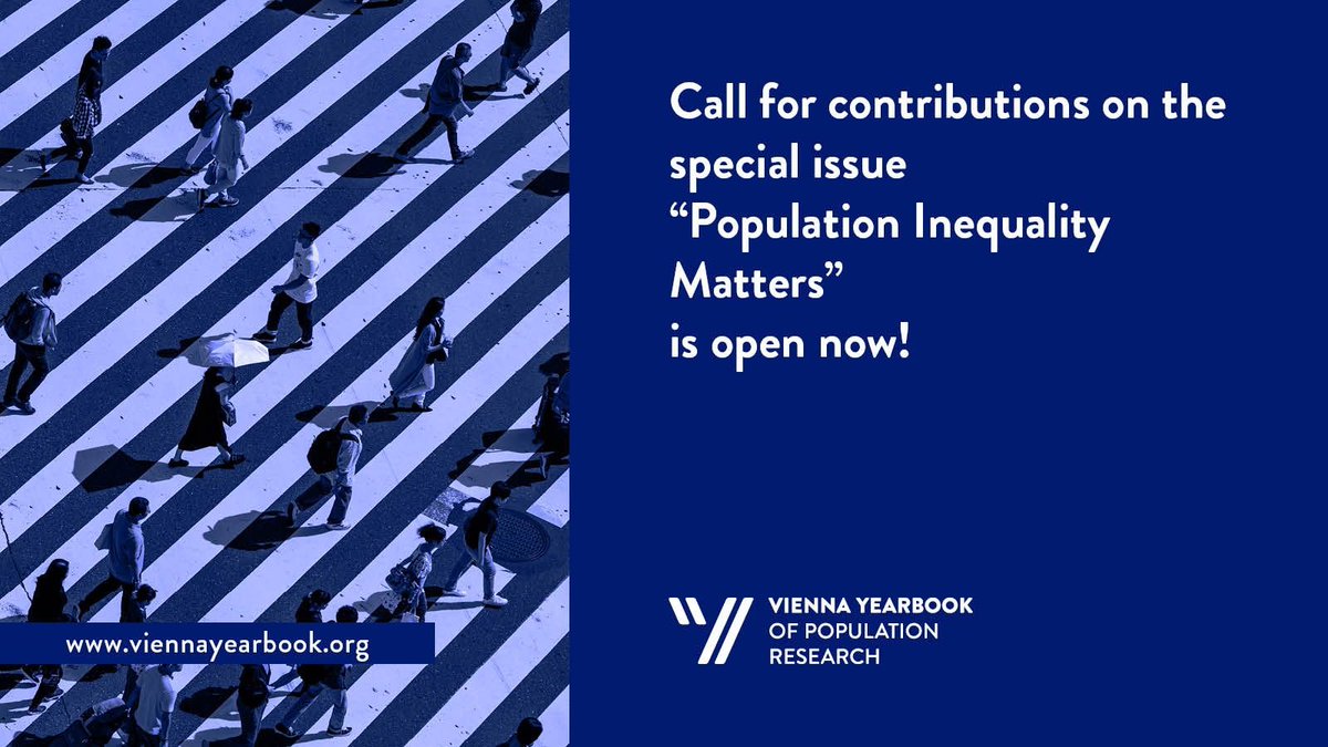 The <a href="/ViennaYearbook/">Vienna Yearbook of Population Research (VYPR)</a> is celebrating its new phase 🥳We have a new logo and a new design,  but the same commitment to:  
👉#OpenAccess
👉 addressing various issues in population research
👉Submission, processing, and publication are free of charge! Call for paper is open! Submit👇