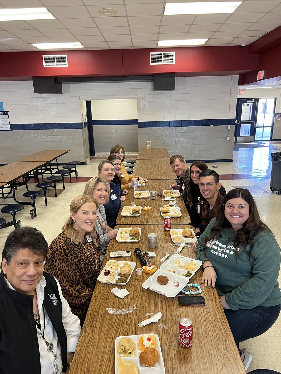 One of my favorite yearly traditions is to celebrate Thanksgiving w/the Lone Star leadership team by enjoying a delicious holiday meal prepared by our cafeteria staff!