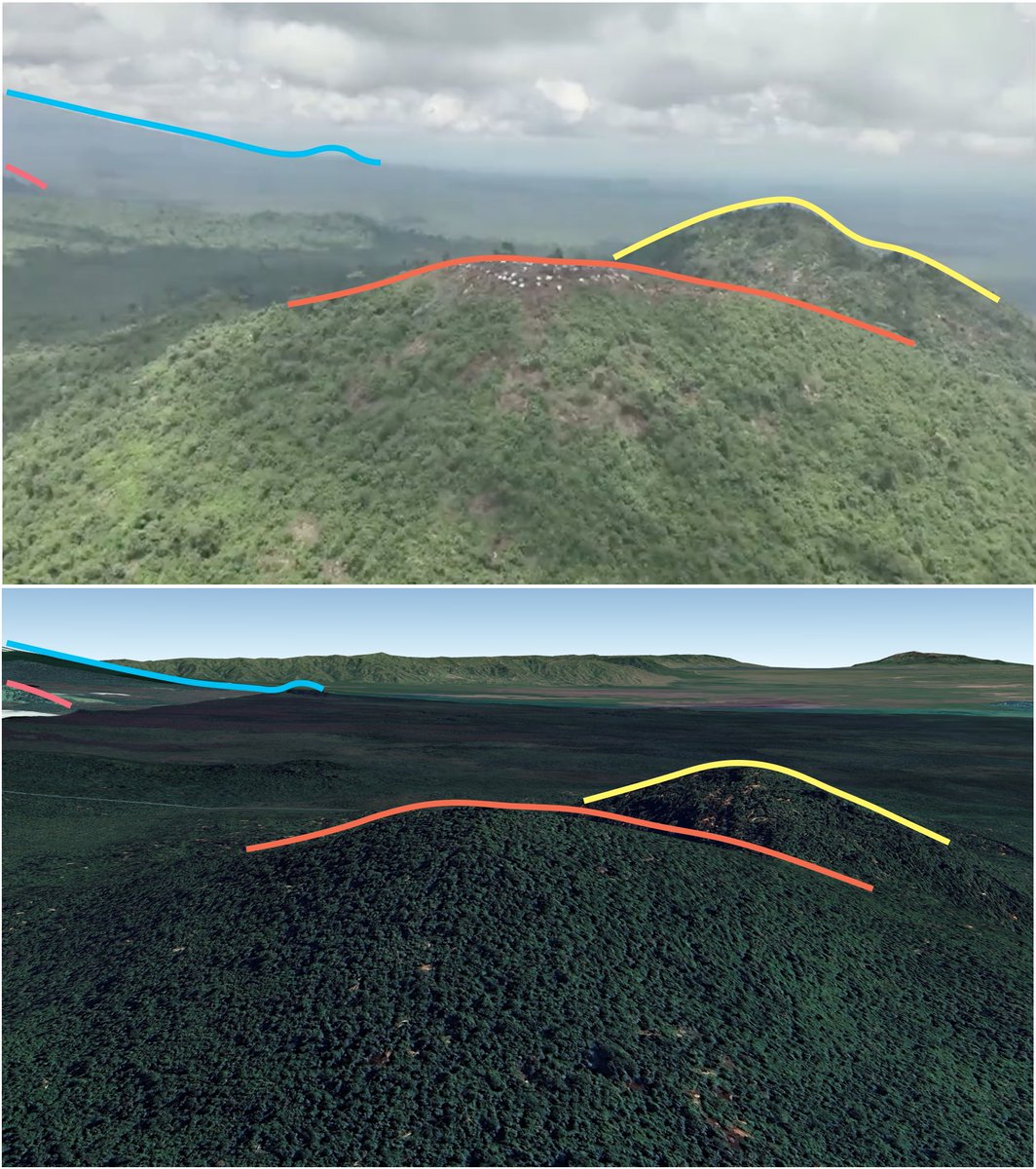 ryanmofarrell's tweet photo. In a bit of a first, FARDC is now posting drone footage showing likely 120mm mortar strikes on M23 positions on Mont Kanyamahoro. Some pretty accurate hits directly into trenches, almost certainly causing some casualties. Video shows 122mm MRLS, but that wouldn't be this accurate https://t.co/pTpQHcUIUZ