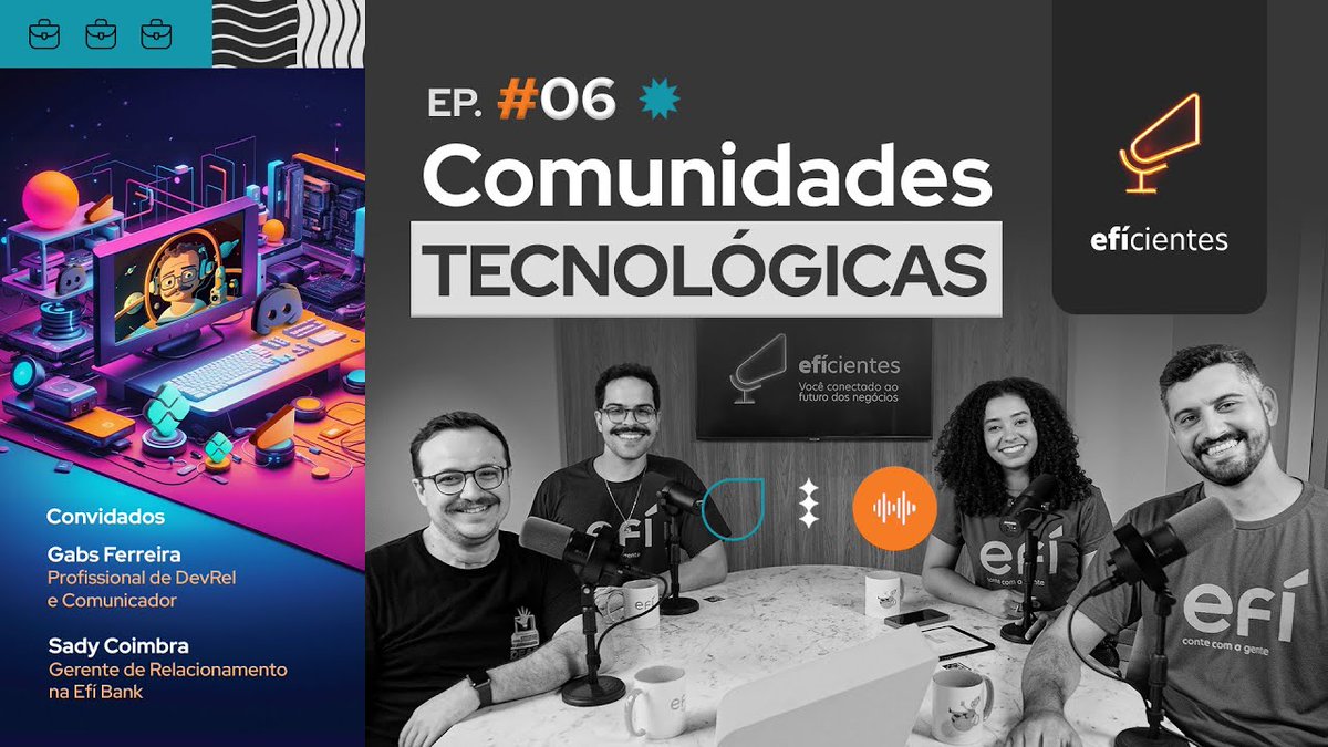 o_gabsferreira's tweet photo. Qual a relevância de se relacionar com comunidades de tecnologia para empresas? 🤔

Descubra nesse episódio do podcast da @sejaefi que eu tive o prazer de participar e a oportunidade de falar com mais profundidade sobre meu trabalho.

Um papo que vai te abrir os olhos sobre a importância estratégica de relacionamento com devs (DevRel) pra sua empresa.

Escute e/ou assista aqui no Youtube: https://t.co/HHmQpXn4HO

E Spotify: https://t.co/Tm6gOZOvvH