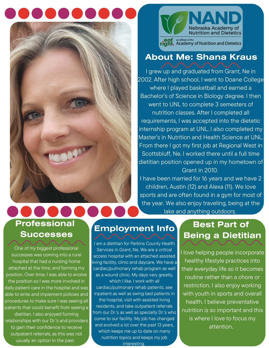 📣NAND Member Spotlight📣

Meet Shana Kraus!