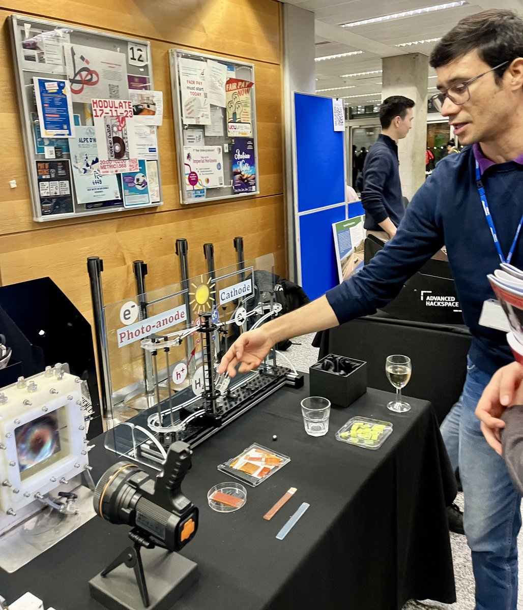 We are thrilled to be showcasing our work with @CoatingsSolar in ☀️ #Solar #EnergyResearch at the Energy Research Showcase today @EnergyFuturesIC . It’s so great to have feedback from visitors to our stall and to have useful discussions about reactor prototyping in the UK