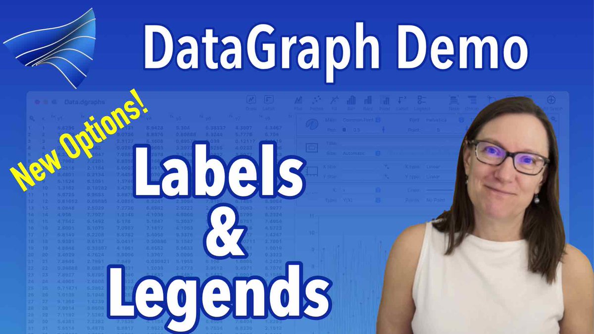 Another new Demo! This is the last video in our series, "What's new in DataGraph 5.2".  📊📈 youtu.be/Wv3MYRa9eK4 
#data #graphing #macOS