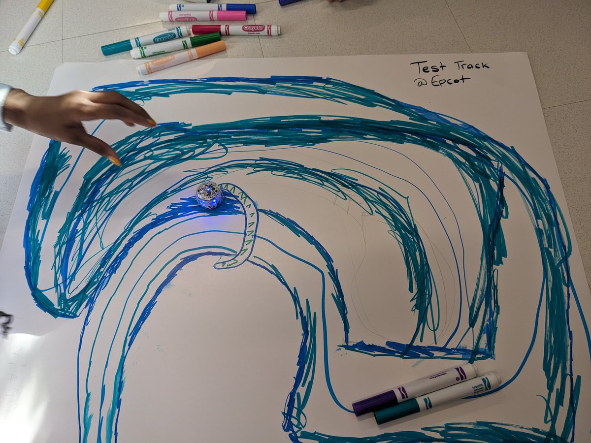 Took a trip to Disney World with our <a href="/Ozobot/">Ozobot</a> today! Students researched different areas of Disney to make maps for our ozobots to travel through. #OzobotCE