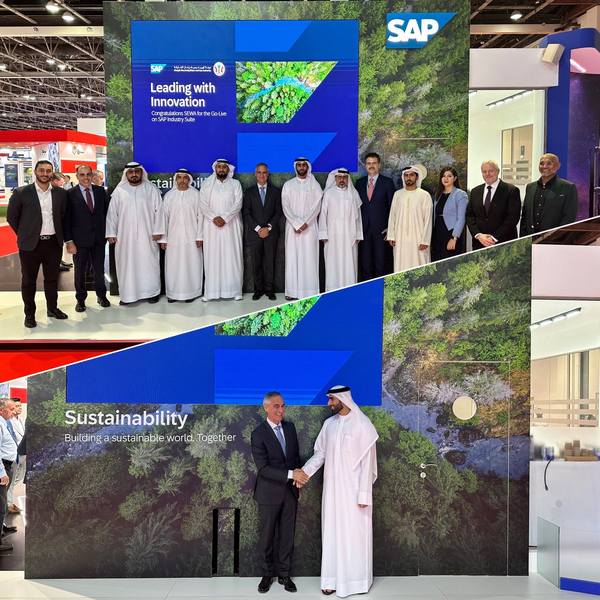 SEWA is now live on #SAP, a testament to SAP #innovation, #industry #expertise, and the fantastic collaboration with our #customer. We extend our gratitude for their #trust and #partnership throughout this transformative journey. 
<a href="/sewa_sharjah/">sewa_sharjah</a>