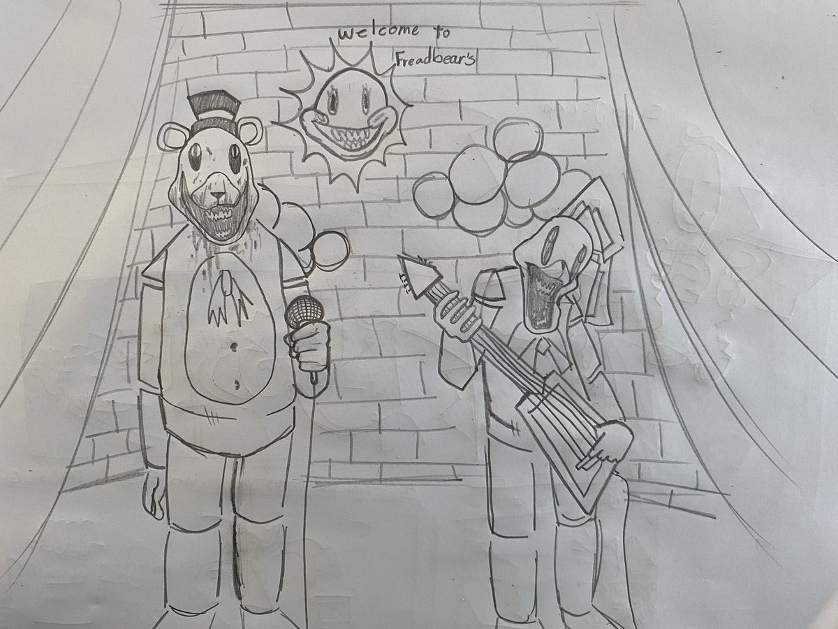 Ald0xAlt's tweet photo. Thing i did in school

Bro thinks he is the fnaf vhs 😭

#fnaf #freadbear https://t.co/hC9rixIH5z