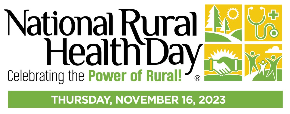 We’re excited to celebrate the #PowerOfRural on #NationalRuralHealthDay, Nov 16! Join us in recognizing the spirit of #rural America and the efforts of healthcare providers and stakeholders addressing unique #healthcare challenges. powerofrural.org