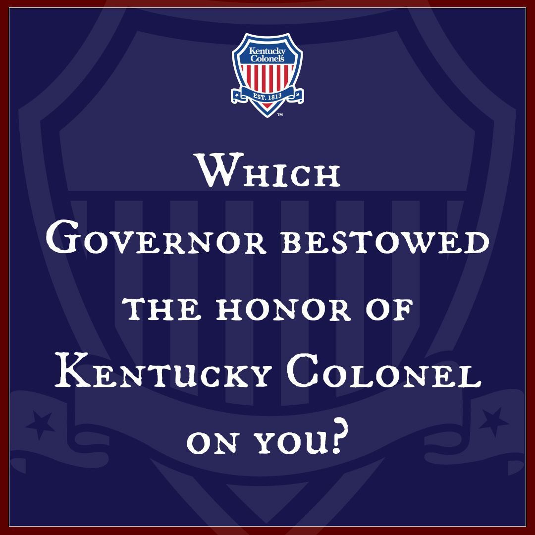 Honorable Order of Kentucky Colonels tweet media