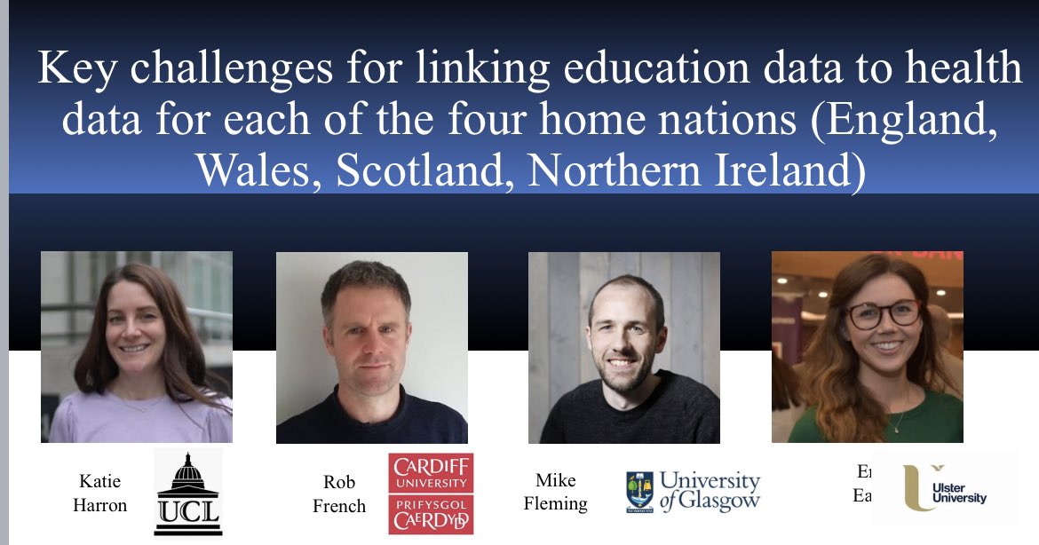 It’s been a great week in Birmingham at the #ADRUKConf23. I was delighted to have the opportunity to present on educational attainment disparities in NI and challenges of data linkage in education and health in NI. @ADRC_NI @LauraDunne_QUB @sarahjane_mx