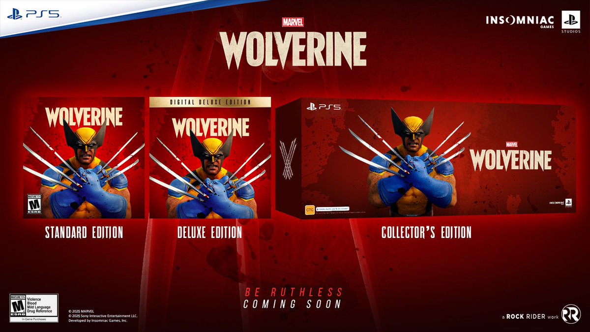 Marvel's Wolverine PS5. 💛