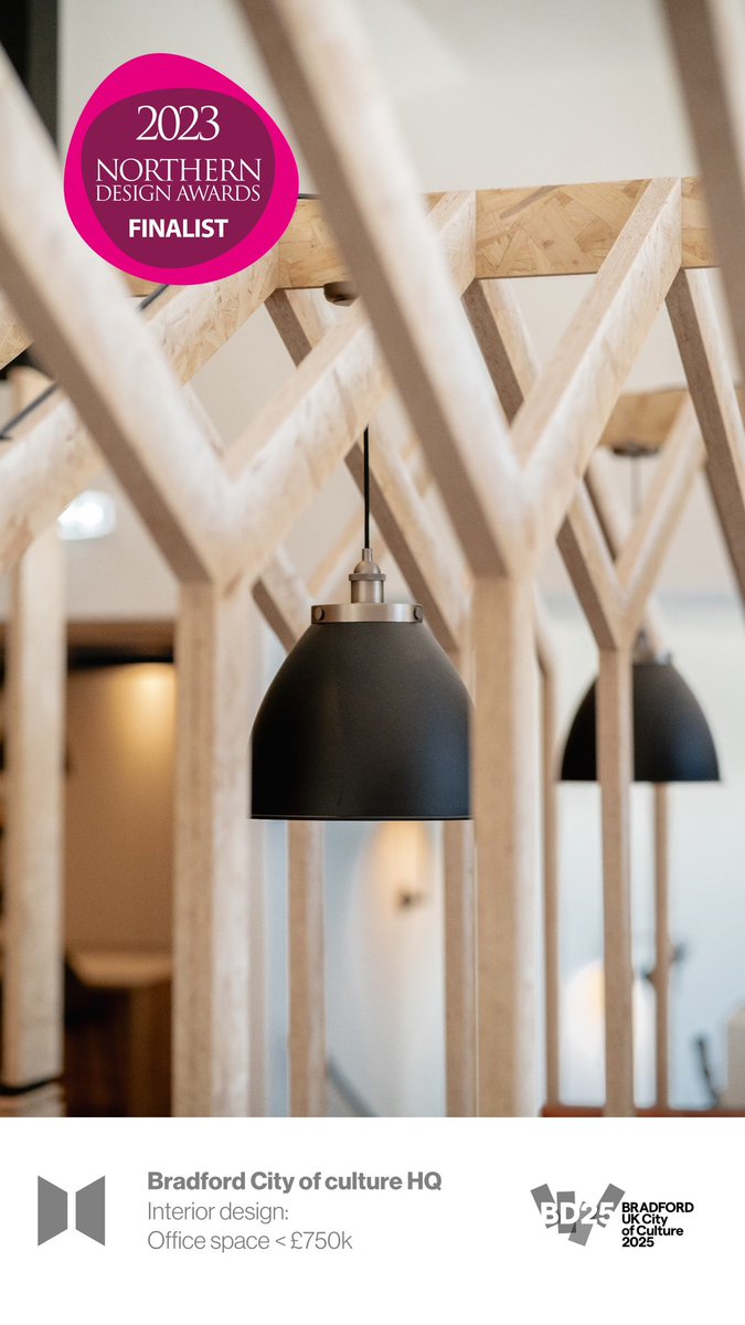 Off to Chester Cathedral this evening for the Northern Design Awards. 

Chuffed to be a double finalist with interior designs for Finkle Hill Dental and Bradford City of Culture 2025 team offices. 

🤞🏽