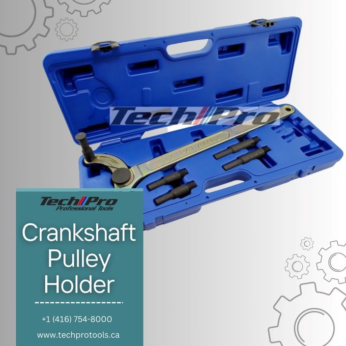 TechProTool's tweet photo. A damper pulley, commonly known as a crankshaft pulley, is a pulley mounted at the front end of the crankshaft. It drives the access- sory belts, which in turn drive the alternator, air conditioning compressor, power steering pump, water pump etc.  https://t.co/ArjMtdKZXF https://t.co/RbdVlFANAL