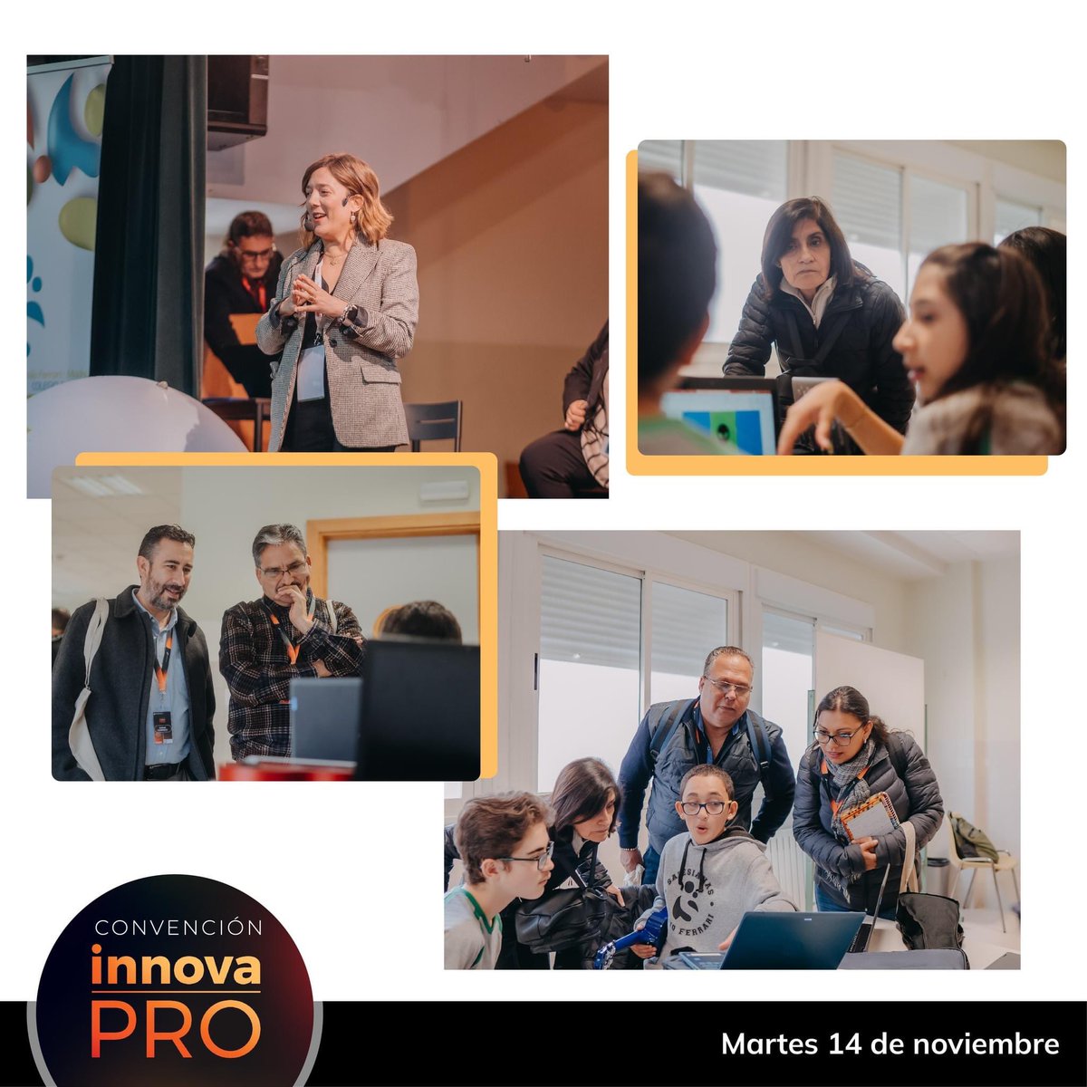 SalesianasSJ's tweet photo. Una vez más, nuestro centro se ha convertido en una de las sedes de la Convención Educativa #innovaPRO que muestra a profesores y directores de diferentes países los proyectos de innovación que se integran en nuestro Proyecto Educativo.
#LaAlegríaDeCrecerJuntos https://t.co/nVI88kpONd