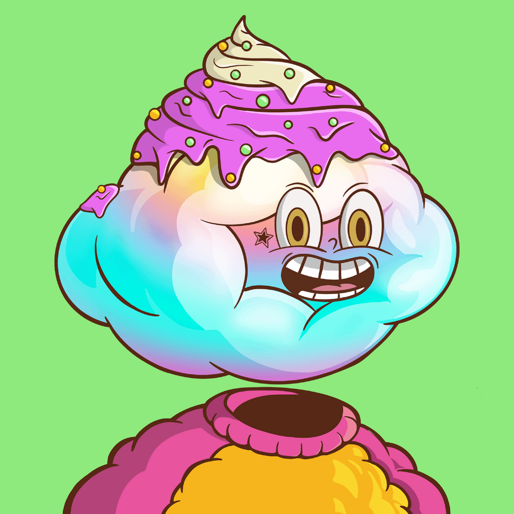 Mohawk1337's tweet photo. Meet Big Joe and Cynthia 🧁🔫💥
They run a Donut factory in  Fundae town🏭 🍩
Both Joe and Cynthia are veterans and served in The great battle of the sugarcanes.
There's still friction between the Funapes and the Fundaes but both sides prefer piece ✌️
#fundaes #FunApesNFT #NFTs https://t.co/BaJg1SUKFW
