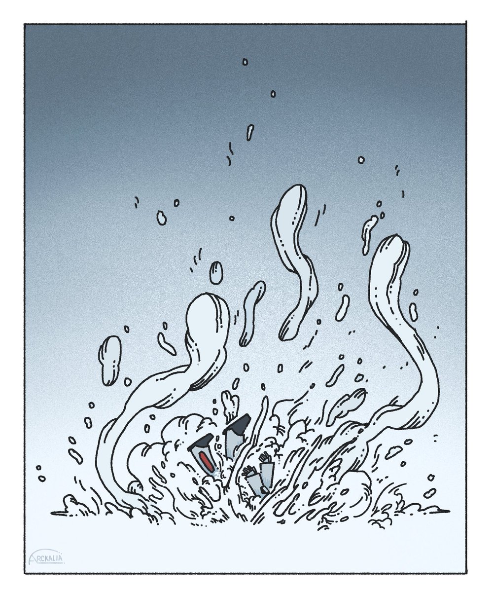 arckalia's tweet image. Fire in the sky ☁️❄️