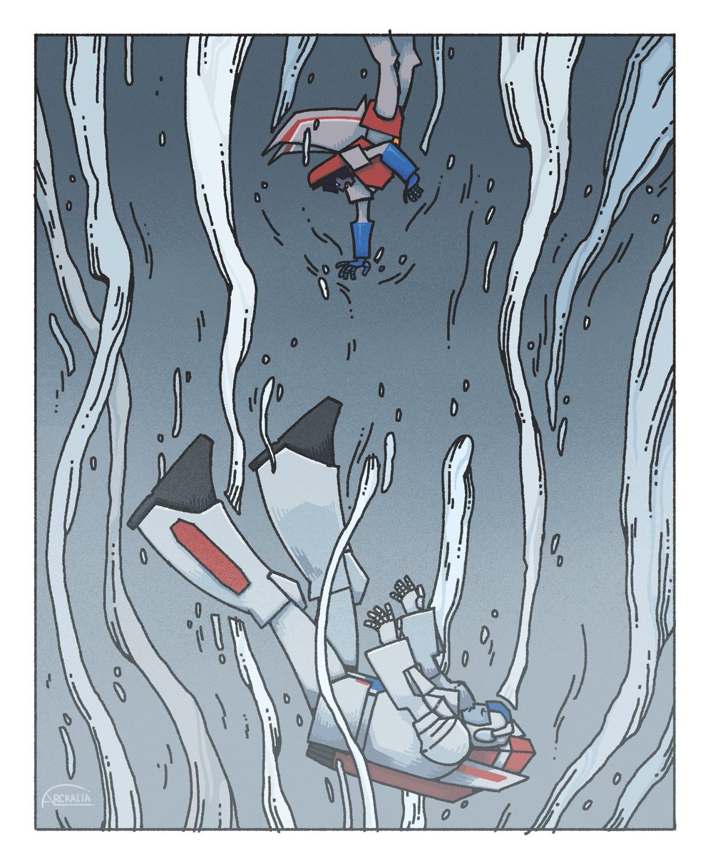 arckalia's tweet image. Fire in the sky ☁️❄️