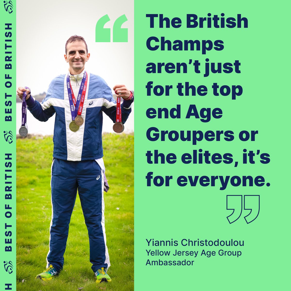 Yiannis Christodoulou, one of the @YellowJerseyUK Age Group Ambassadors, reflects on the British Championship season, that saw him compete at every race 🏊🏃🚴 Read his story ⬇️ brnw.ch/21wEvuj