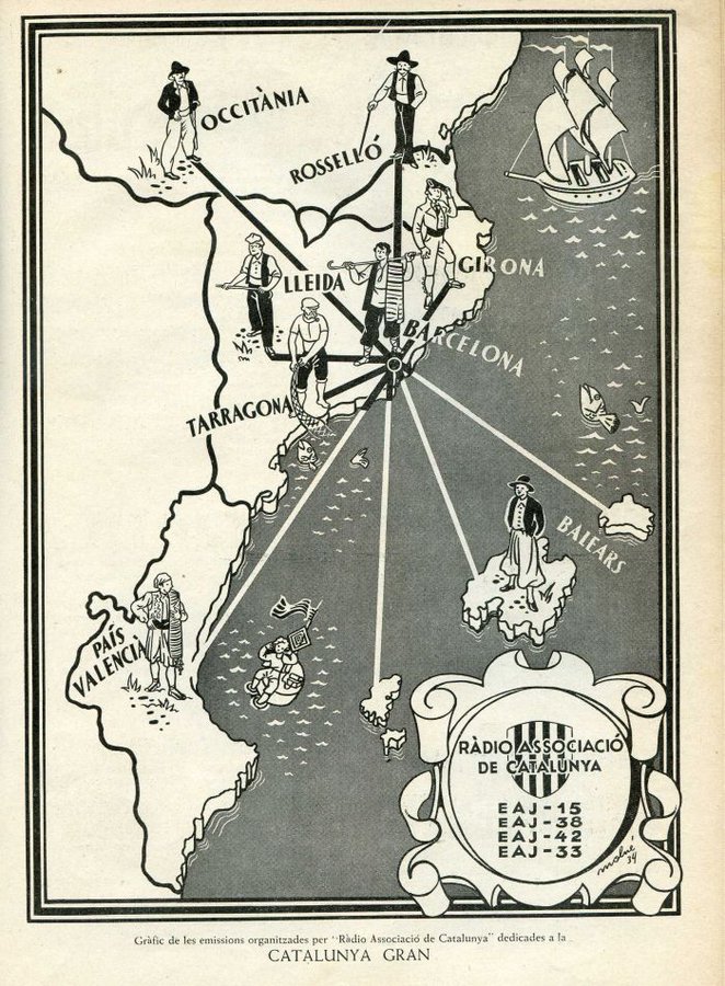 Un anunci de 1934 de Ràdio Associació de Catalunya