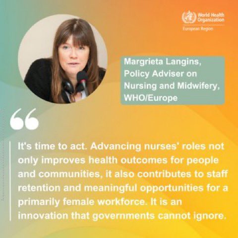 New WHO report: Advancing #nursing roles - Good for #nurses, patients and public health