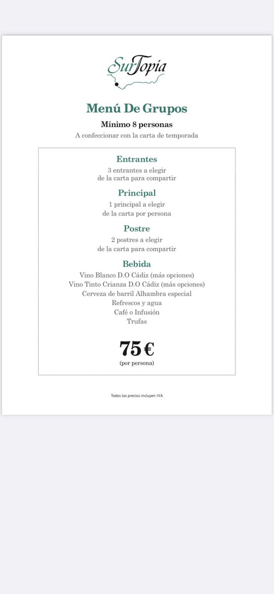 Sugerencias de otoño, menú de grupos y navidades 😋