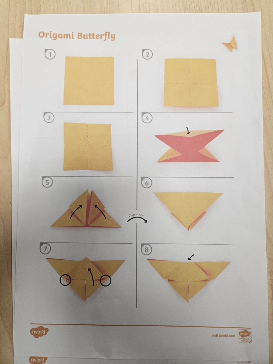 Y3OPS's tweet image. Testing our resilience, perseverance and using The Power of Yet in Reflect Ed today as we followed instructions to make an origami butterfly. Riley Class have done an amazing job! #ReflectEd