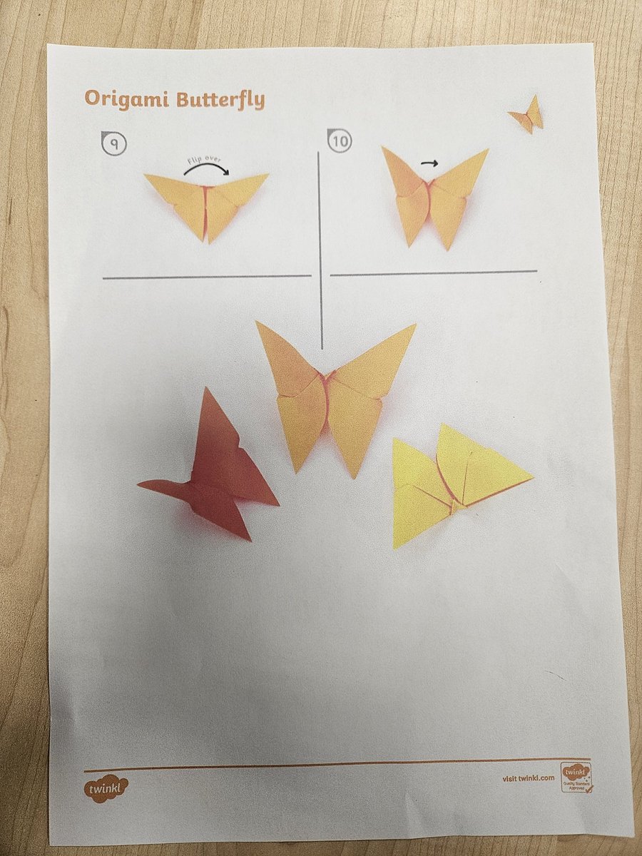 Y3OPS's tweet image. Testing our resilience, perseverance and using The Power of Yet in Reflect Ed today as we followed instructions to make an origami butterfly. Riley Class have done an amazing job! #ReflectEd