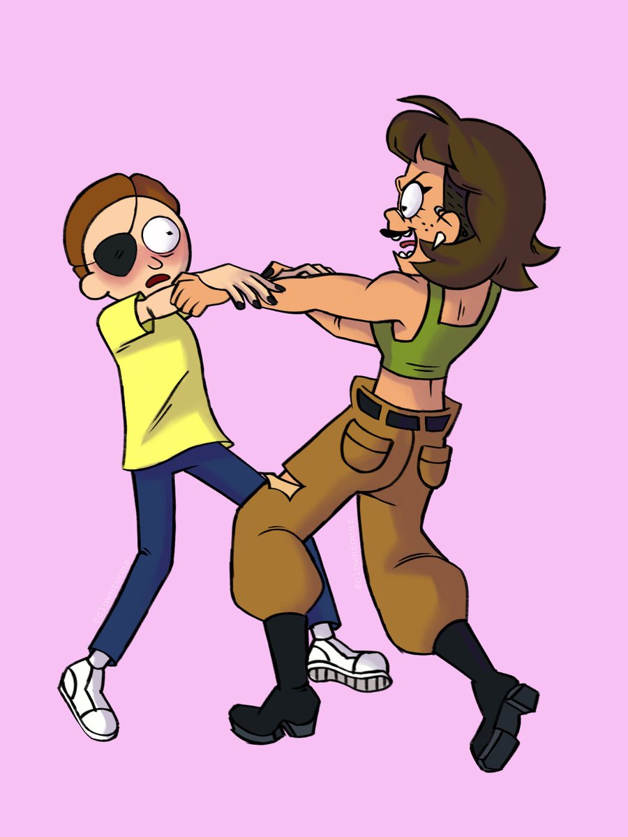 They’re silly <3 #RickandMorty #adultswim #evilmorty #oc #originalcharacter #ocxcanon #rickandmortyfanart #art