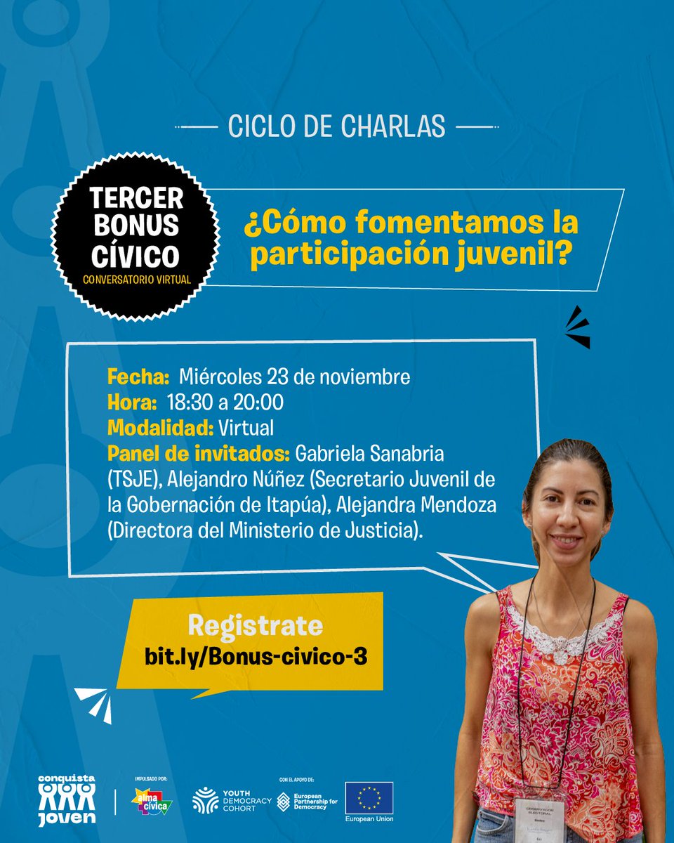 ¡Fomentar la participación como CLAVE para generar interés de las juventudes!