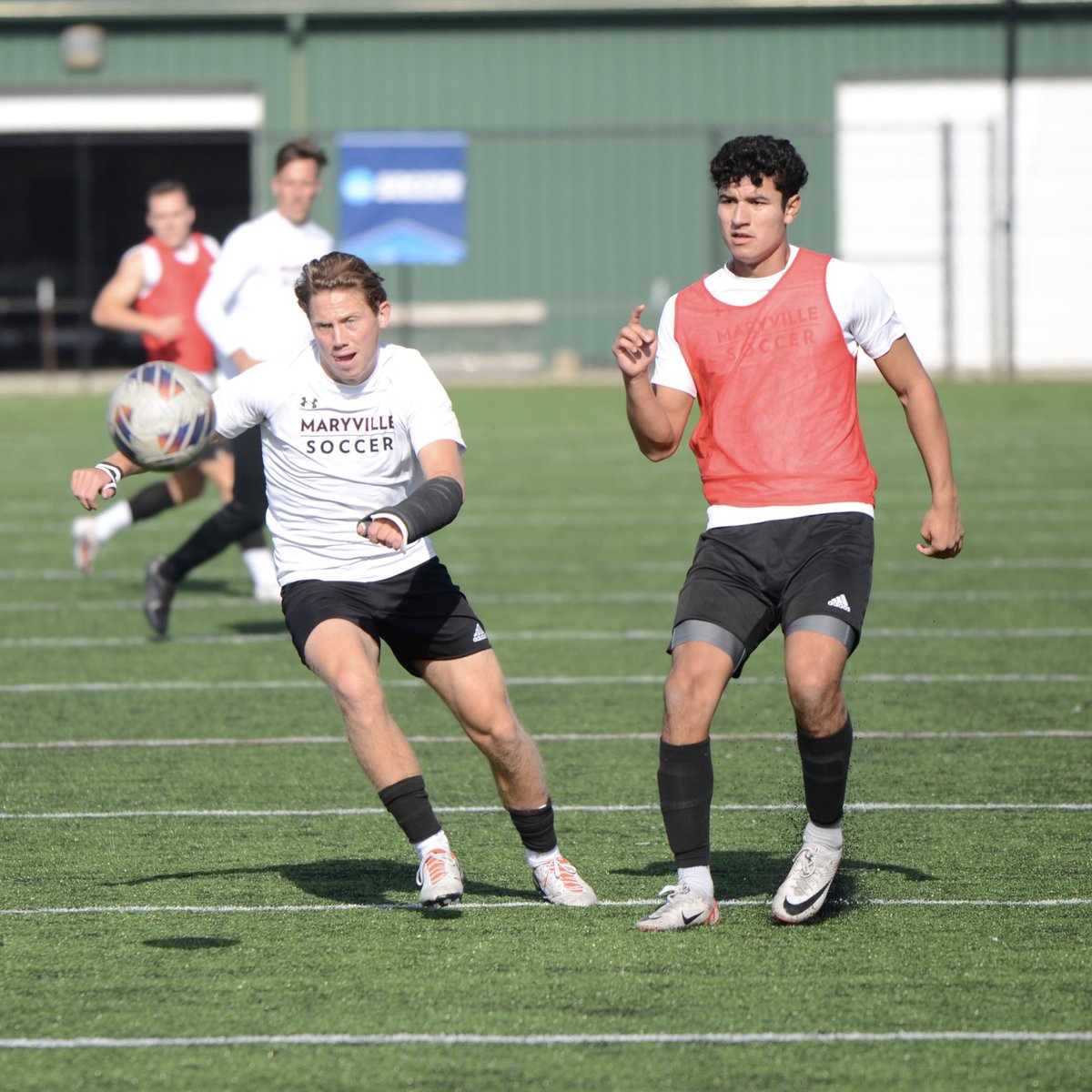 MaryvilleSaints's tweet photo. Gearing up for tomorrow’s NCAA Tournament Opener against Parkside 🔒😤

📍: Tiffin, Ohio
⚽️: 11 am (CT) https://t.co/aj0pWsuvS1