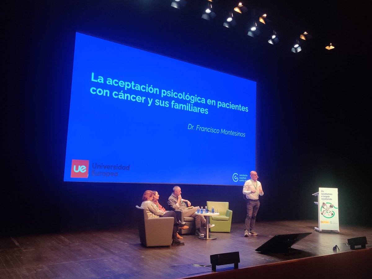 Francisco Montesinos: "Aceptar es aprender a vivir activamente con la consciencia de que somos seres vulnerables, mortales, prescindibles y que todo es temporal, mientras ponemos el foco en vivir hoy plenamente".
@montesinospsi <a href="/ContraCancerEs/">Asociación Española Contra el Cáncer</a> 
<a href="/ContraCancerSCT/">Asociación Contra el Cáncer Santa Cruz de Tenerife</a>