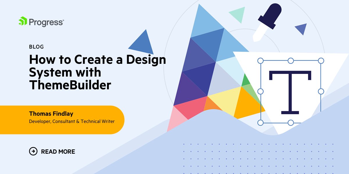 KendoUI's tweet image. Want to create consistent apps more efficiently? Getting yourself a good design system is key!

Explore what actually is a design system, what makes it a truly good one &amp;amp; how to build it with the help of #ThemeBuilder from @thomasfindlay94&apos;s blog: prgress.co/49DgSVb