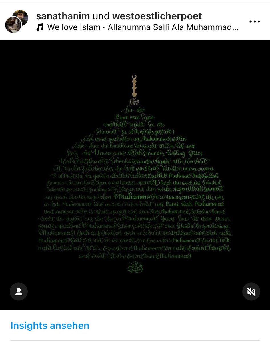 westostPoet's tweet photo. Während viele klagen, fördern wir jungen #Muslime #Deutschland|s #Kunst und #Kultur! Aus zweien meiner #Gedichte machte sanat.hanim von Insta die grüne #Kuppel der #Prophetenmoschee. #Renaissance #Aufklärung https://t.co/Qm5KvLZFBo