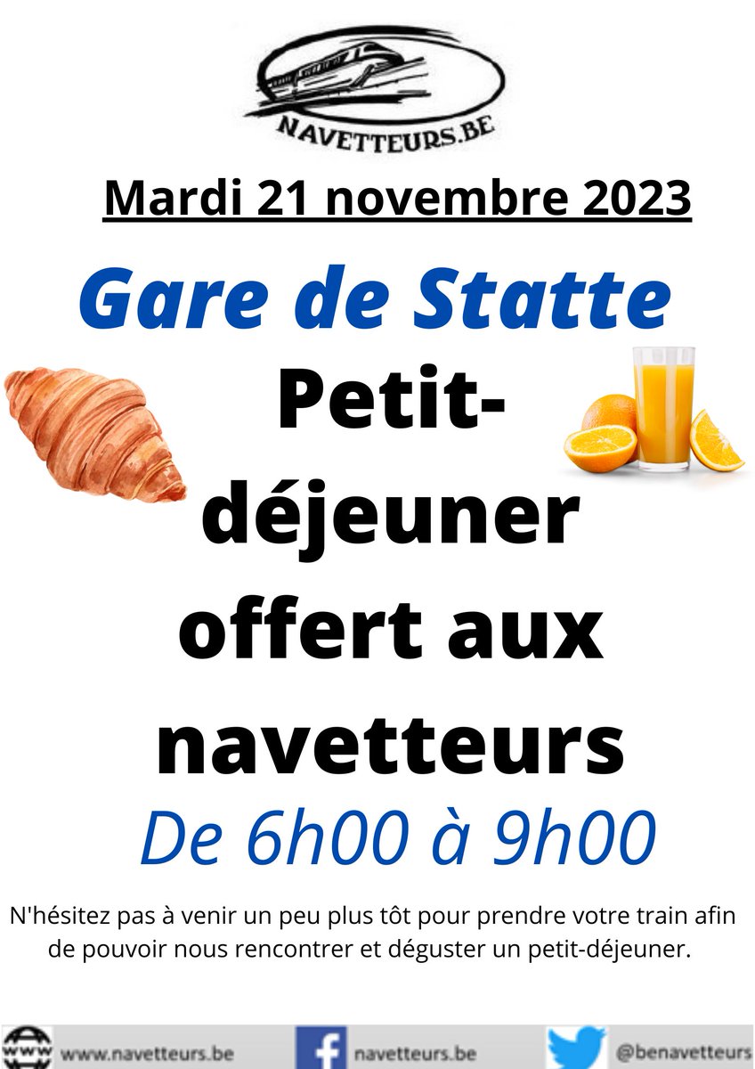 En soutien aux navetteurs menacés de perdre les trains IC à Satte dès l'application du prochain plan de transport, nous irons à leur rencontre ce 21 novembre.