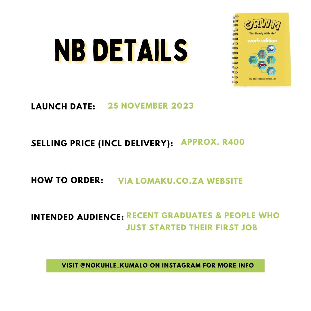 🚀  Exciting news! Launching my new book for new graduates 🎓 and young professionals 💼 on the 25th of November! 📚 ✨ ⁣
⁣
Please RT for those who might be interested.
⁣
Let’s spread the knowledge! 🌟⁣
⁣
#NewGrads #YoungProfessionals #AskMissK #GRWM #GRWMcorporate