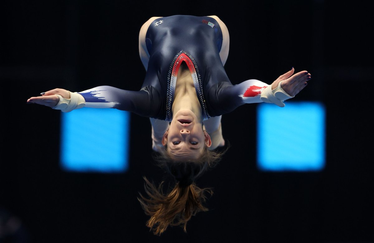 WTGC2023's tweet image. 📸 Day 1 #WTGC2023 highlights featuring some superstars 🌟

#Gymnastics #Trampoline #Tumbling #doubleminitrampoline