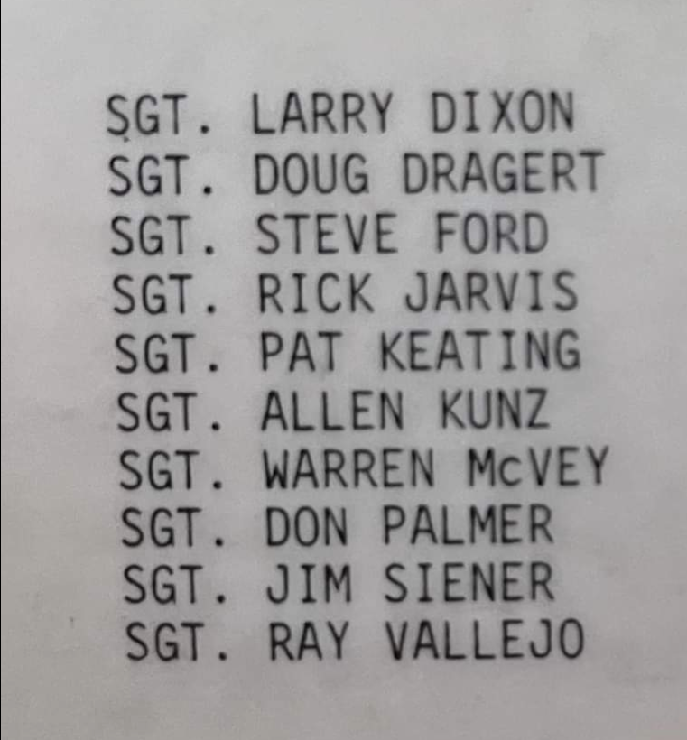 OverlandPark_PD's tweet image. Our #TrowbackThursday photos includes some legendary supervisors rank and names.  Let the stories begin. #1979