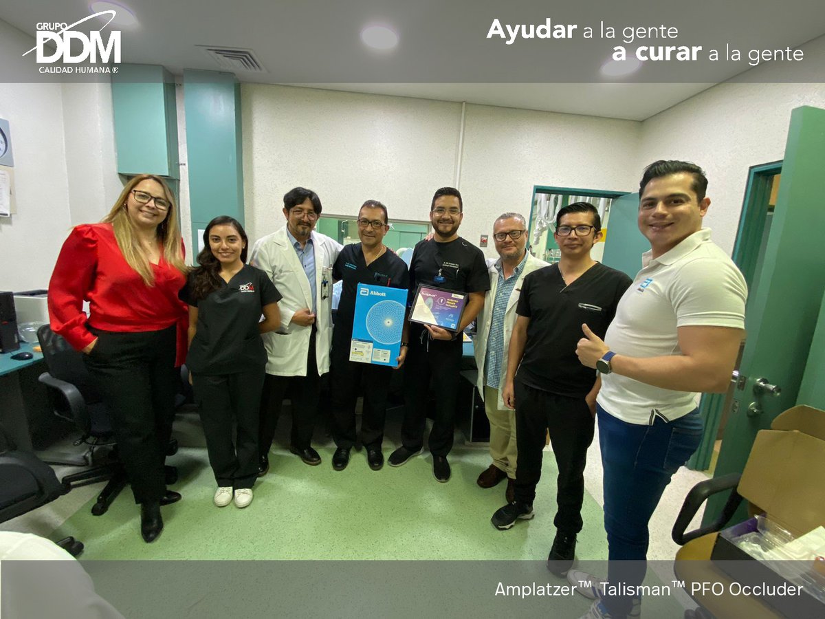 Grupo_DDM's tweet image. ¡Gran jornada de lanzamiento de TALISMAN en México!

Gracias al apoyo del equipo del  ISSEMYM Hospital Regional de Toluca por el primer implante de TALISMAN.

#Edodeméxico #Toluca
#Talisman #Congenitos
#Calidadhumana