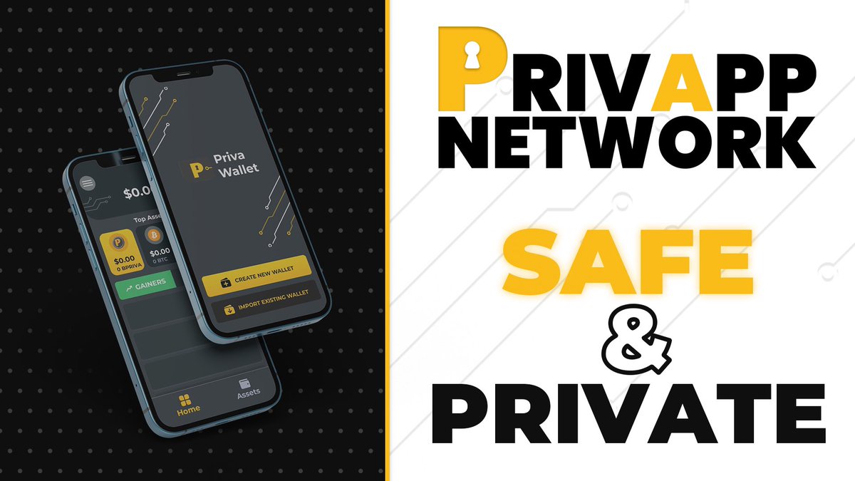 💳 Priva Wallet is designed to annihilate external dependency and to make all services more coordinated with each other. We aim to make Priva Wallet easier and faster to do all the services that other wallets can do. ⚫️🟡 #Bitcoin