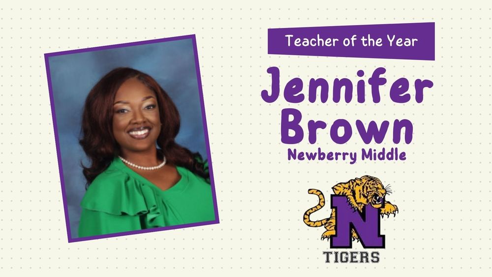 Jennifer Brown - Newberry Middle School Teacher of the Year newberry.k12.sc.us/article/134325…
