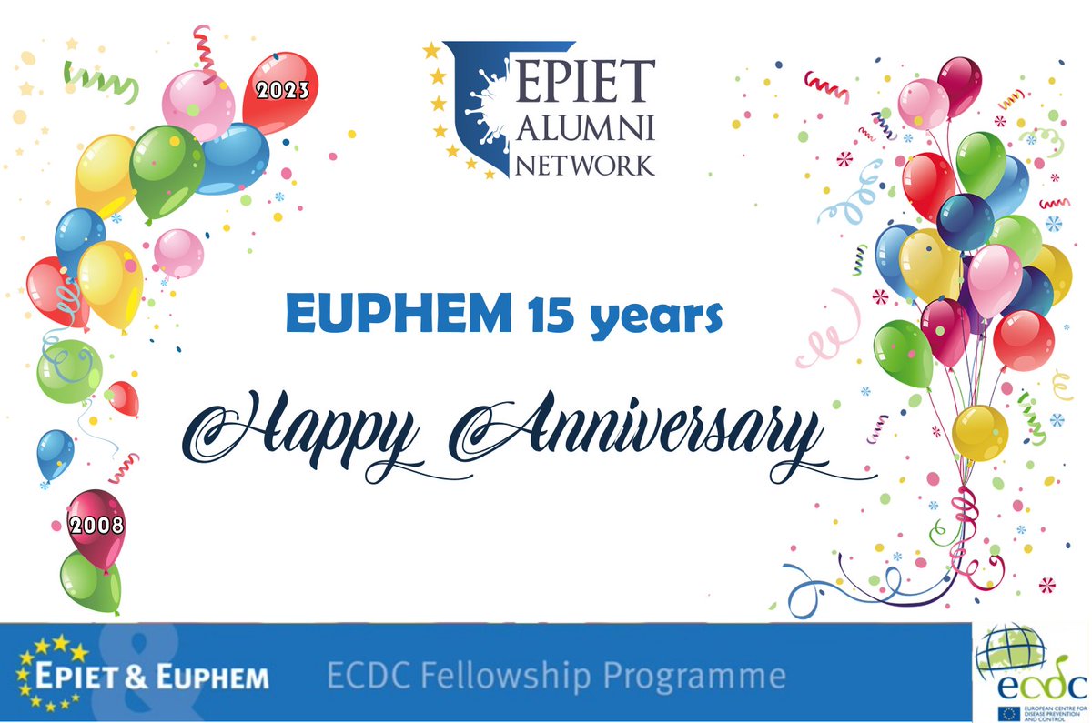 It’s been 15 years since #EUPHEM was established with the hopes and aspirations to create a European workforce of Public Health Microbiologists and a strong network and link with Field Epidemiologists!

Let's celebrate this legacy and build on it as we gather at #ESCAIDE2023