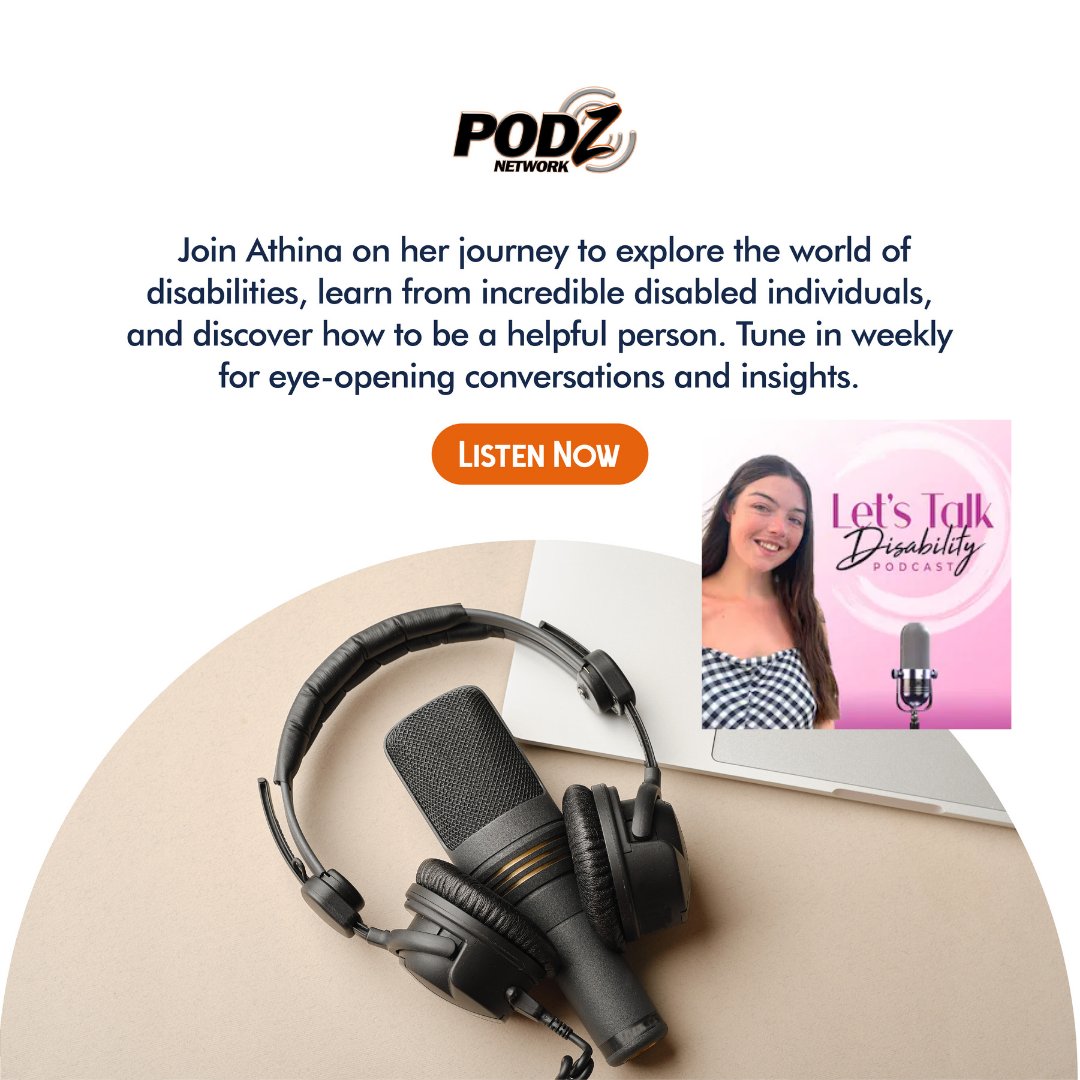 PodzNetwork's tweet image. If you're eager to learn more about disabilities and gain valuable insights, this show is a must-listen. ✨ It's podcast day! ✨
.
.
Listen NOW: podznetwork.com
#PodzNetwork #Podz #PodZofficial