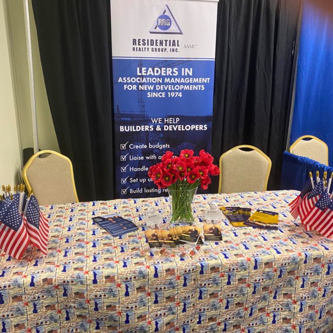 R_R_Group's tweet photo. Held the day before #VeteransDay, we decorated our Delaware @CAISocial Expo table with a handmade comfort throw—a gift awarded to veteran Doug Magill, our President &amp; Founder's husband—and mini American flags to give away to honor those who served our country.  🇺🇲 https://t.co/JkHmbojQ5T