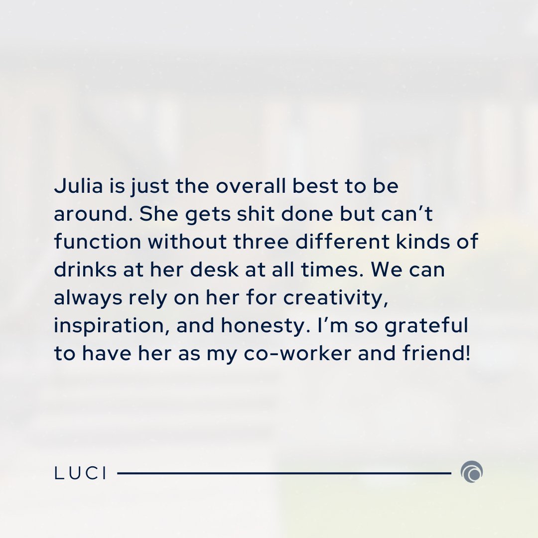 Cheers to Julia on one amazing year at Serendipit! 🎉 Thank you for being an incredible part of our team.