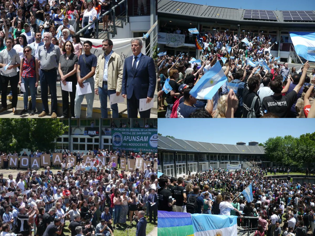 Universidad Nacional de San Martín tweet media