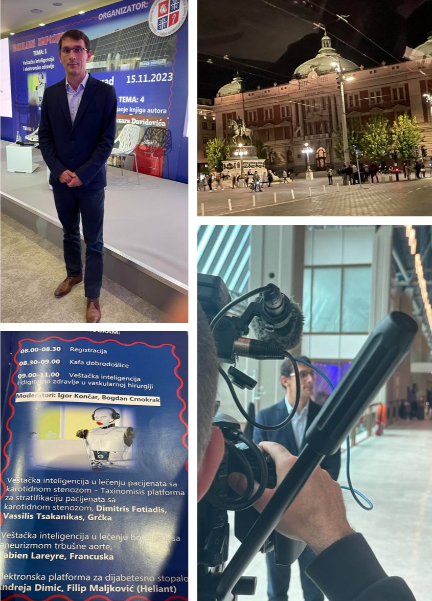 Fabien Lareyre (@flareyre) on Twitter photo It was a great pleasure to be invited at the #VascularSymposium - Serbian Society of Cardiovascular Surgery to present our work on Artificial Intelligence and Vascular Diseases !
Thanks #IgorKoncar !
<a href="/LareyreRaffort/">Juliette Raffort-Lareyre</a> <a href="/CHUdeNice/">CHU de Nice</a> <a href="/hopitalAntibes/">HƓpital d'Antibes</a> <a href="/myxworld/">Mital Desai</a> It was a great pleasure to be invited at the #VascularSymposium - Serbian Society of Cardiovascular Surgery to present our work on Artificial Intelligence and Vascular Diseases !
Thanks #IgorKoncar !
<a href="/LareyreRaffort/">Juliette Raffort-Lareyre</a> <a href="/CHUdeNice/">CHU de Nice</a> <a href="/hopitalAntibes/">HƓpital d'Antibes</a> <a href="/myxworld/">Mital Desai</a>