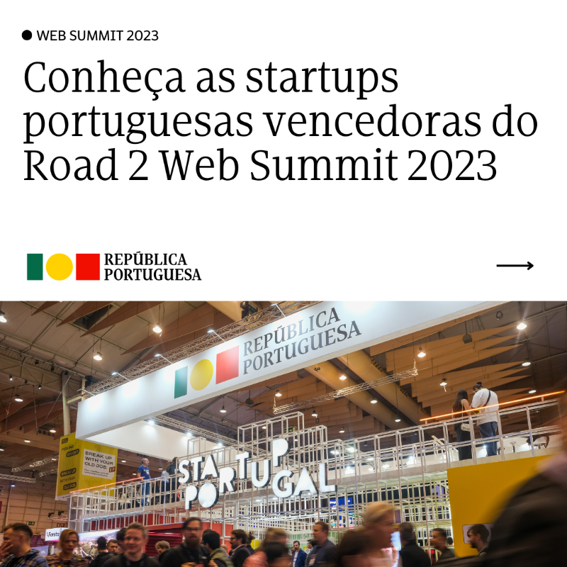 govpt's tweet photo. A #Road2WebSummit รฉ uma iniciativa promovida pela @StartupPortugal. De entre 115 empresas nacionais a concurso, #Ethiack, #JupiterApp e #Actif distinguiram-se como a mais promissora, a com melhor desempenho e aquela com maior impacto social, respetivamente.
#WebSummit2023